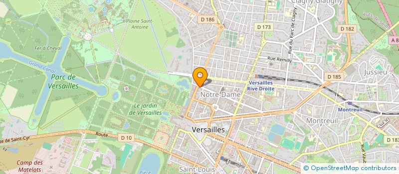 localisation de l'entreprise SCI PAPAYAPAPA à VERSAILLES