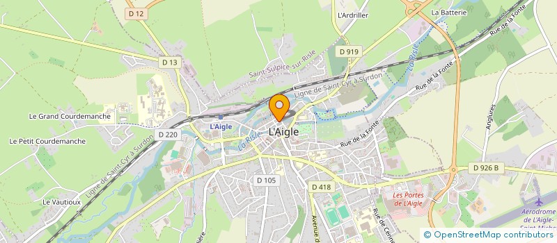 localisation de l'entreprise SCI PAPAYE à L'AIGLE