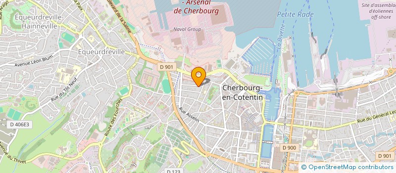 localisation de l'entreprise SCI PAPAYE à CHERBOURG-EN-COTENTIN