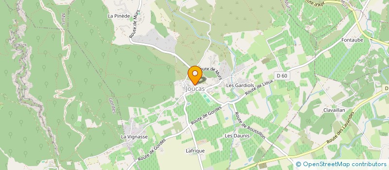 localisation de l'entreprise SCI PAPAYE  JOUCAS