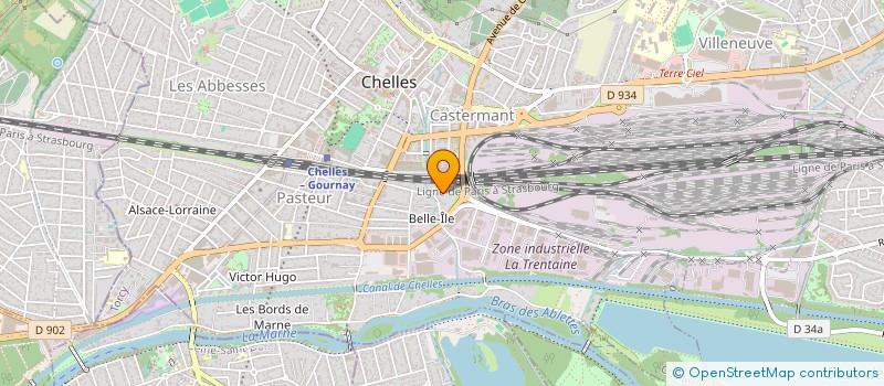 localisation de l'entreprise SCI PAPAZIAN  CHELLES