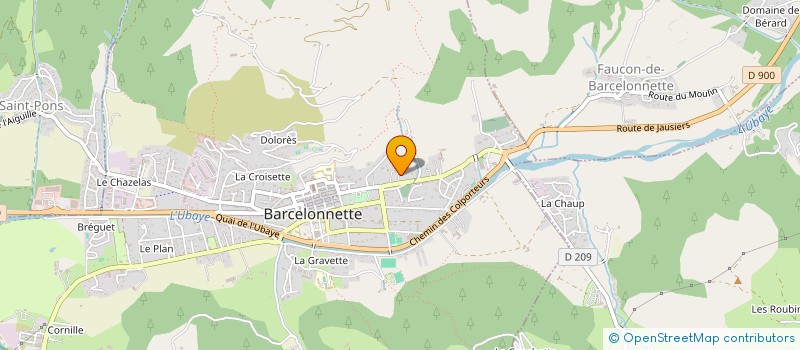 localisation de l'entreprise SCI PAPEE à BARCELONNETTE