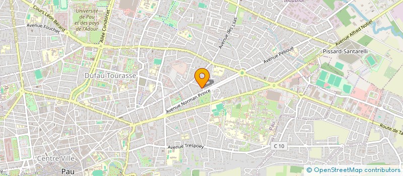 localisation de l'entreprise SCI PAPEETE à PAU
