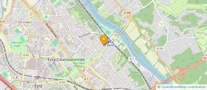 localisation de l'entreprise SCI PAPEPOU à EVRY-COURCOURONNES