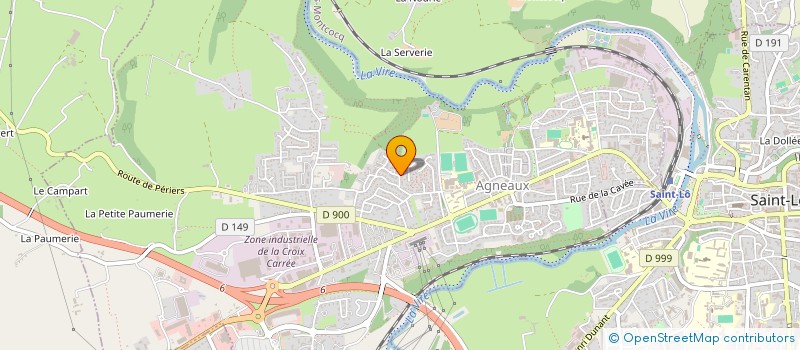 localisation de l'entreprise SCI PAPHISTE  AGNEAUX