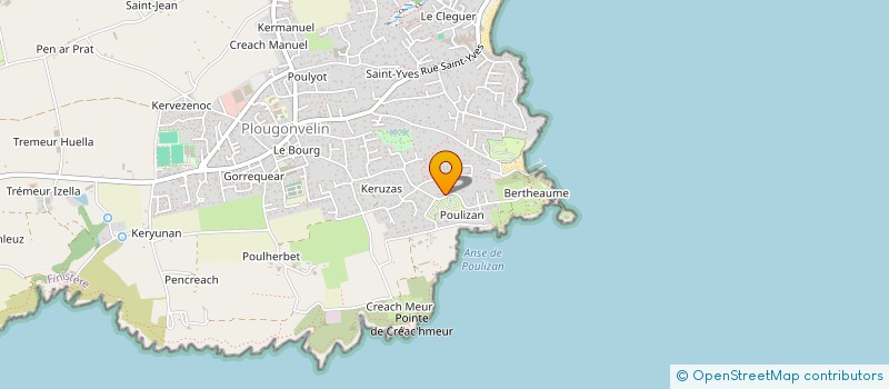 localisation de l'entreprise SCI PAPI G.  PLOUGONVELIN