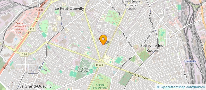 localisation de l'entreprise SCI PAPICHE à LE PETIT-QUEVILLY