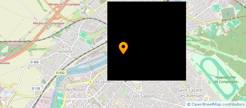 localisation de l'entreprise SCI PAPIER-JACQUART  COMPIEGNE