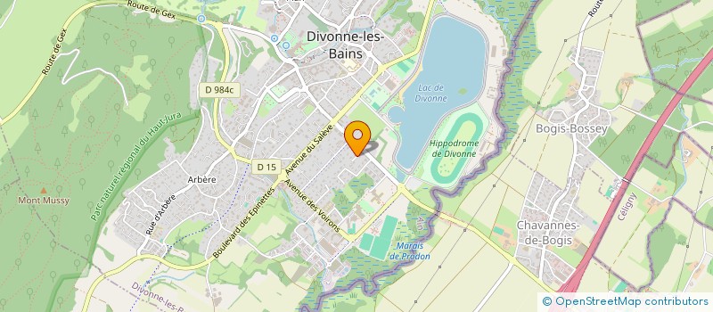 localisation de l'entreprise SCI PAPIJO  DIVONNE-LES-BAINS