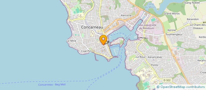 localisation de l'entreprise SCI PAPIK  CONCARNEAU
