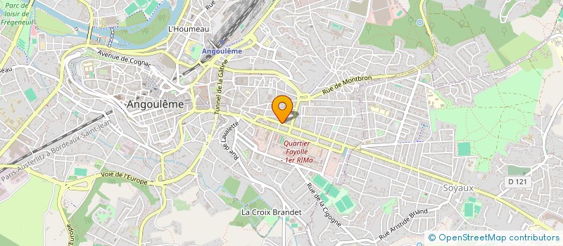 localisation de l'entreprise SCI PAPILLON à ANGOULEME