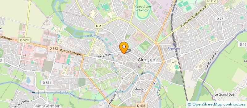 localisation de l'entreprise SCI PAPILLON à ALENCON