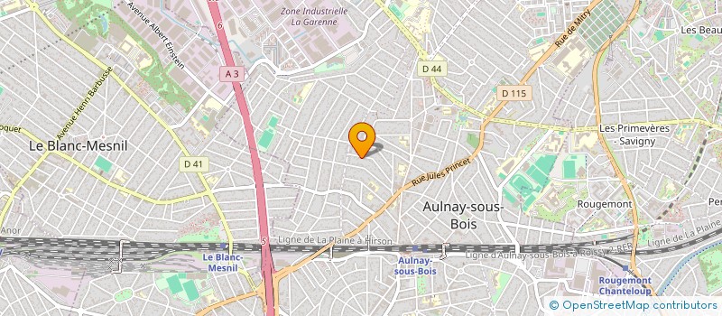 localisation de l'entreprise SCI PAPILLON à AULNAY-SOUS-BOIS