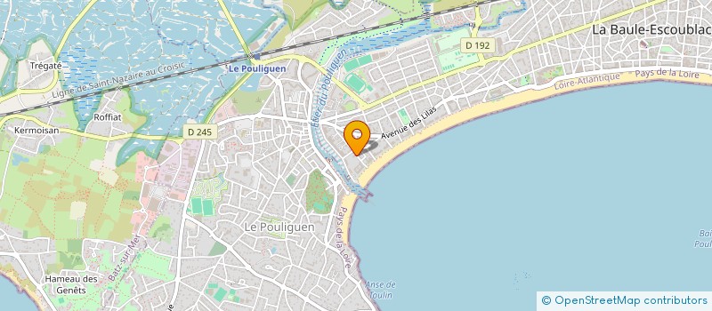 localisation de l'entreprise SCI PAPILLON  LA BAULE-ESCOUBLAC