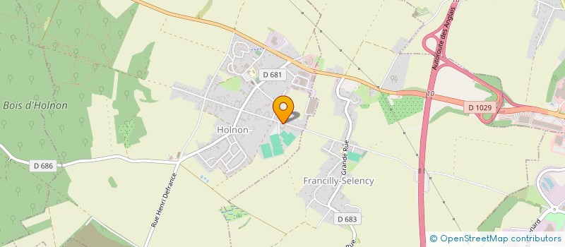 localisation de l'entreprise SCI PAPILLON  HOLNON