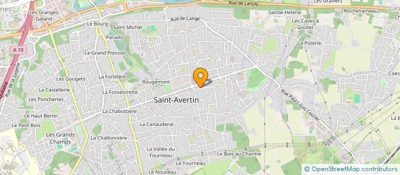 localisation de l'entreprise SCI PAPILLON  SAINT-AVERTIN