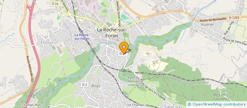 localisation de l'entreprise SCI PAPILLON  LA ROCHE-SUR-FORON