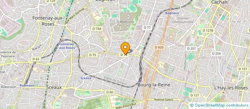 localisation de l'entreprise SCI PAPILLON-AMEL à BAGNEUX