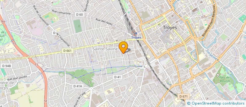 localisation de l'entreprise SCI PAPILLONS  SAINTE-SAVINE