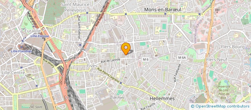 localisation de l'entreprise SCI PAPILLOTE à LILLE