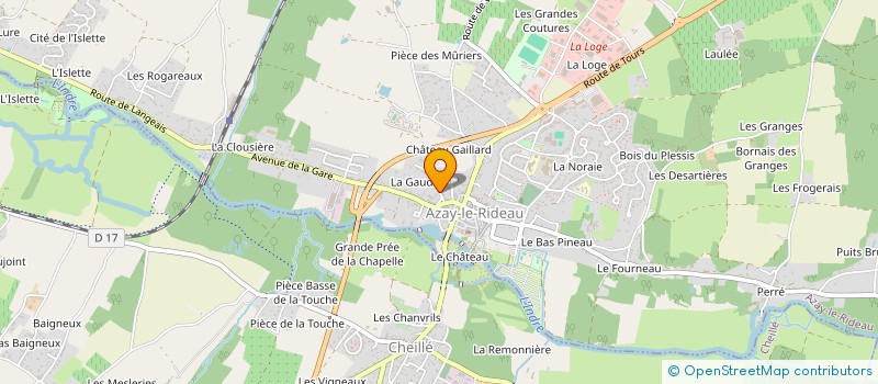 localisation de l'entreprise SCI PAPIN à AZAY LE RIDEAU