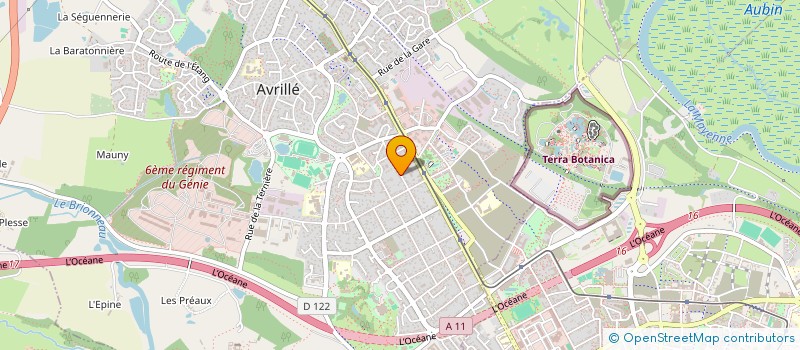 localisation de l'entreprise SCI PAPIN à AVRILLE