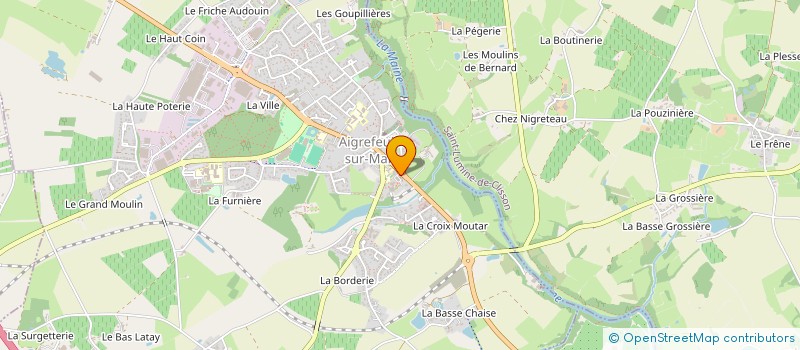 localisation de l'entreprise SCI PAPIN TL  AIGREFEUILLE-SUR-MAINE