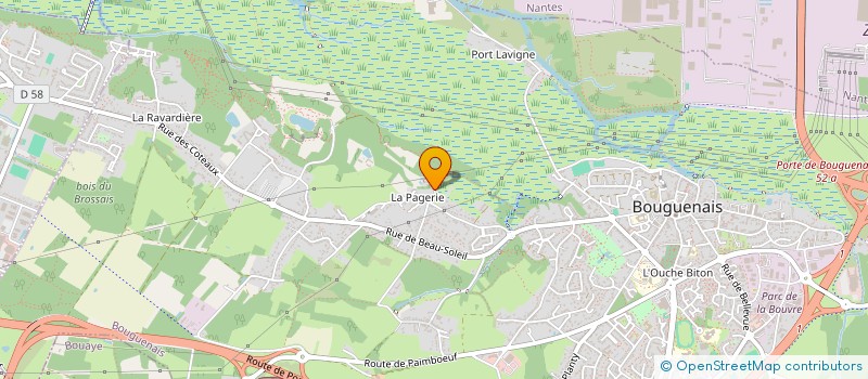 localisation de l'entreprise SCI PAPINO à BOUGUENAIS