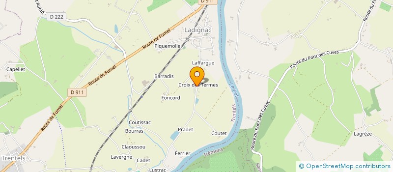 localisation de l'entreprise SCI PAPION  TRENTELS