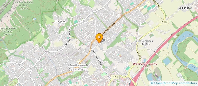 localisation de l'entreprise SCI PAPIOUCH  MONTBONNOT-SAINT-MARTIN