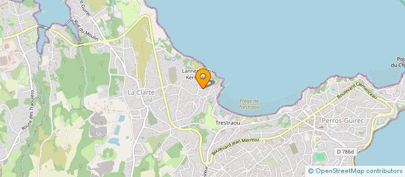 localisation de l'entreprise SCI PAPIPAUL  PERROS-GUIREC