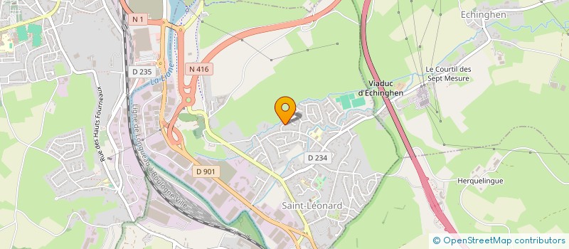 localisation de l'entreprise SCI PAPIVAL à SAINT-LEONARD
