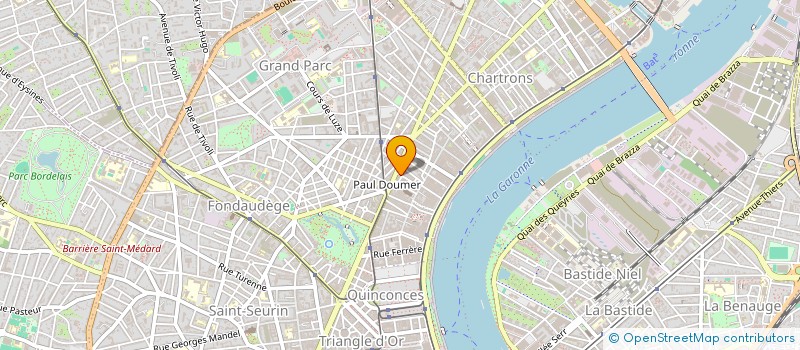 localisation de l'entreprise SCI PAPOU  BORDEAUX