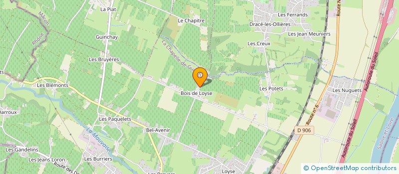 localisation de l'entreprise SCI PAPOU  CHANES