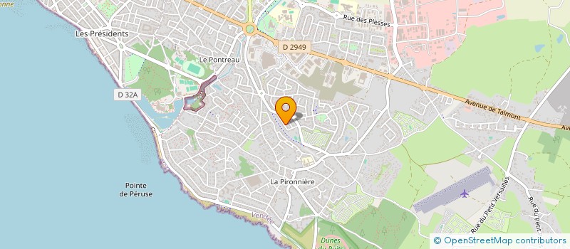 localisation de l'entreprise SCI PAPOU à LES SABLES D'OLONNE