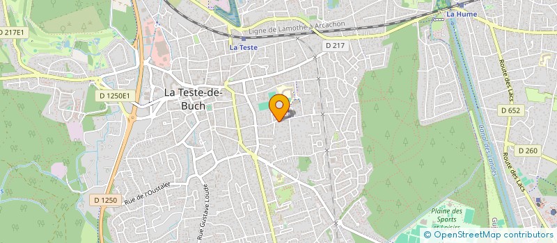 localisation de l'entreprise SCI PAPOUMAMOU  LA TESTE-DE-BUCH