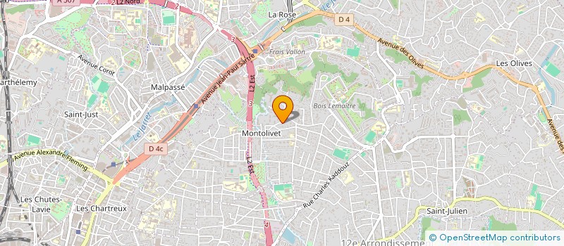 localisation de l'entreprise SCI PAPOUNET à MARSEILLE