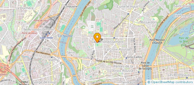 localisation de l'entreprise SCI PAPOUNET  LYON