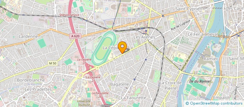 localisation de l'entreprise SCI PAPRIKA à TOULOUSE