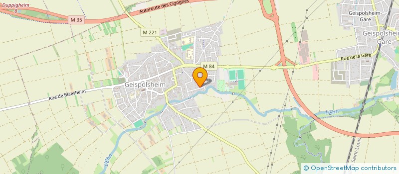 localisation de l'entreprise SCI PAPS BRENNER  GEISPOLSHEIM