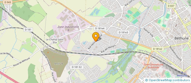 localisation de l'entreprise SCI PAPY  FOUQUIERES-LES-BETHUNE