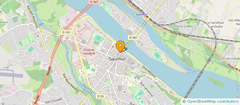 localisation de l'entreprise SCI PAPY BATARDIERE  SAUMUR