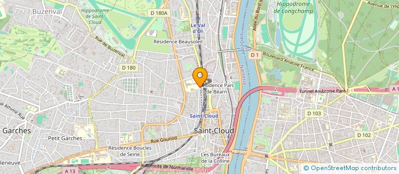 localisation de l'entreprise SCI PAPY.ED à SAINT-CLOUD