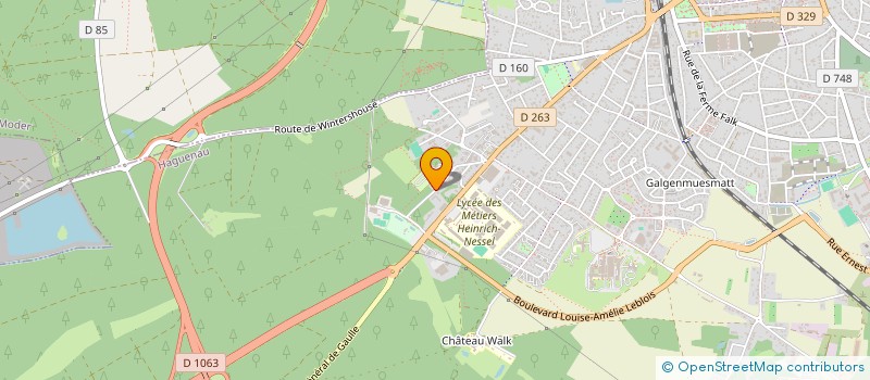 localisation de l'entreprise SCI PAPYFA  HAGUENAU