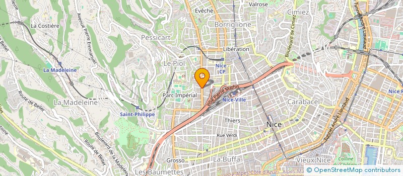 localisation de l'entreprise SCI PAPYRUS à NICE