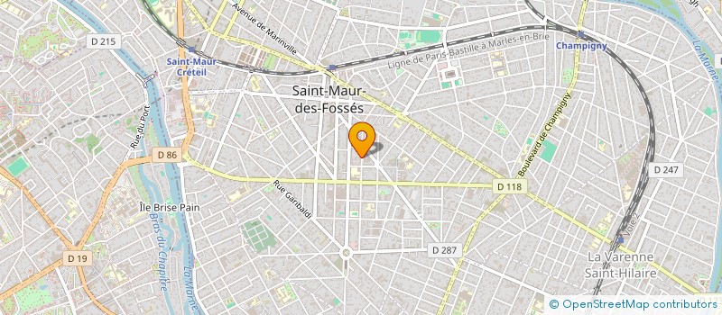 localisation de l'entreprise SCI PAPYRUS à SAINT-MAUR-DES-FOSSES