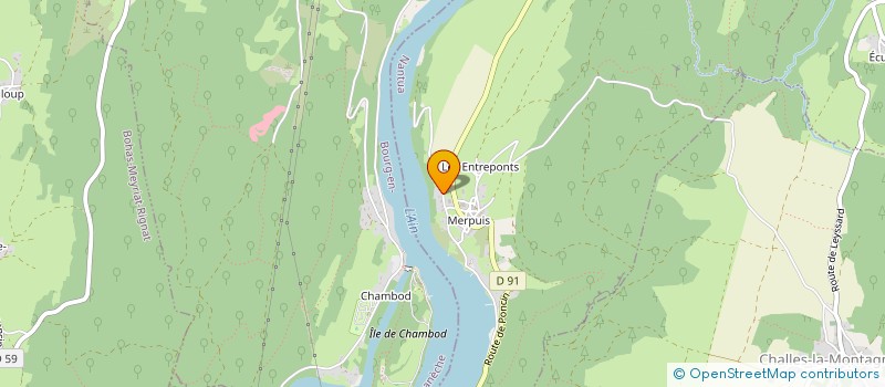 localisation de l'entreprise SCI PAPYRUS  SERRIERES-SUR-AIN