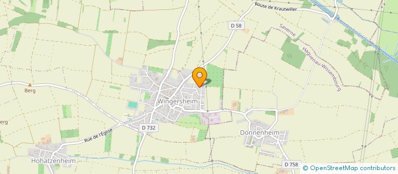 localisation de l'entreprise SCI PAPYRUS  WINGERSHEIM LES QUATRE BANS