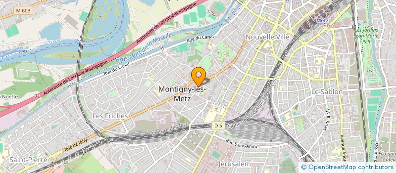 localisation de l'entreprise SCI PAPYRUS à MONTIGNY-LES-METZ