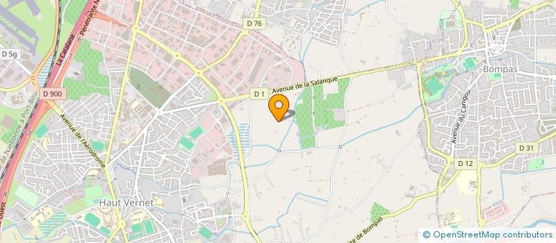 localisation de l'entreprise SCI PAQUERETTE  PERPIGNAN